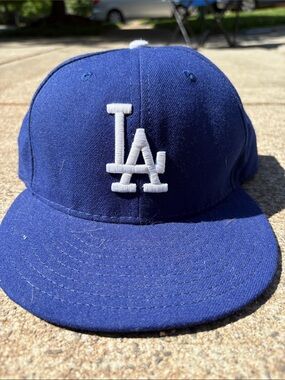 New Era Kids LA Dodgers Navy and White Baseball Hat